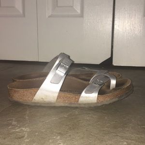 Birkenstock Silver Sandals